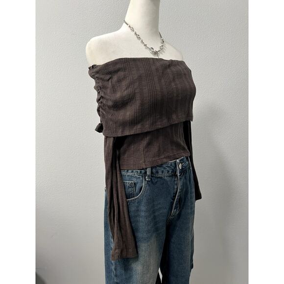 Forever 21 Off-Shoulder Y2K Top - Picture 3 of 6